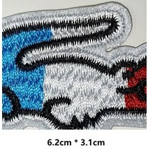 자전거 펑크패치 키트 수리 타이어주걱 5pcs 스포츠 패션 브랜드 로고 만화 악어 다림질 자수 패치 바느질 의류 배낭 모자 t 셔츠 장식, 5개 (61)