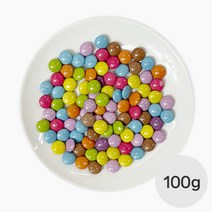 스프링클 초코빈 100g 도넛 케익 머핀 토핑 장식 데코 초콜렛 초콜릿, 1개