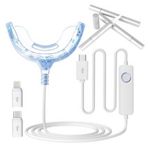 16 LED 가벼운 미백 강화 조명 3pcs와 함께 구강 관리 미백 젤은 가정용 치아 미백 과정의 속도를 높일 수 있습니다.