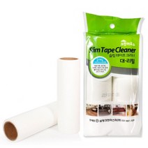 크린하우스 슬림 테이프 크리너(대) 리필용, 16cm×5cm×2매입