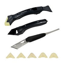 썬키 실리콘제거기 스크래퍼 스크레이퍼 헤라 타일 마무리 줄눈, SSS-04S(세트)