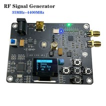 MAXGEEK 35MHZ-4400MHZ RF 신호 발생기 ADF4351 모듈 스위프 주파수 PLL (OLED 디스플레이 포함)