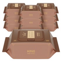킹 프리미엄 저자극 유아물티슈 캡형 10팩 10780원