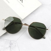 더브릴레 다각형 오버사이즈 미러 편광 선글라스