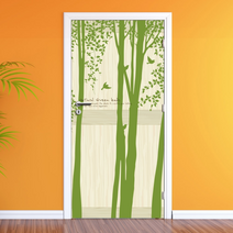 [KT알파쇼핑]현관문시트지 에어프리-고요한 숲의 소리 02, 단일상품_색상_상세페이지참조