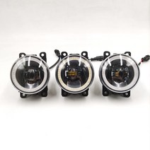 포드 머스탱 2015 LED DRL 주간 주행 등 사 눈 안개등 1 2 기능, 02 Red Angel Eye