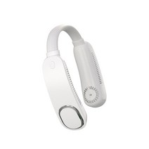 교수형 목 팬 usb 휴대 충전 핸드헬드 학생 게으른 교수형 목 small mini net red small electric fan, 흰색 3