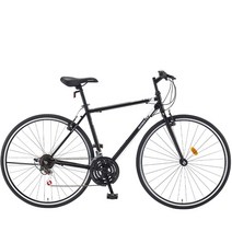 2023 스마트 셔플 700c 21단 하이브리드자전거, 블랙 490