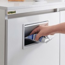 클리 400S 푸시 휴지통 다용도 수납장 더스트박스, 01.푸시_화이트, 본상품선택