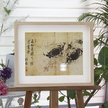 나봄갤러리 김홍도 해도 액자, 3.내츄럴 액자