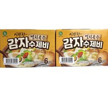 코스트코 멸치육수 감자수제비 라면처럼 끓이기/ 미니약과서비스1개, 184g, 12개