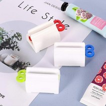치약 스퀴즈 아티팩트 스퀴저 클립 온 가정용 기기 튜브 프레스 재활용 가능 친환경, 03 파란