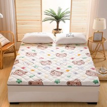 토퍼매트 푹신한 패밀리 거실 토퍼 일본 바닥 매트 슬리핑 침대 접이식 이불 침대 20