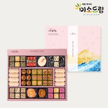 [미소드림] 전통 명품한과 꽃가람 한과선물세트 (2단), 단품