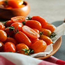 달콤한 스테비아 토망고 방울토마토 완숙 토마토, 스테비아 대추 방울토망고 1kg(500g*2팩), 2개