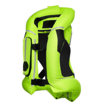 Huanqiu 낙하 방지 의류 오토바이 에어백 조끼 승마, 에스녹색의 세대꼬리 척추 보호 없음