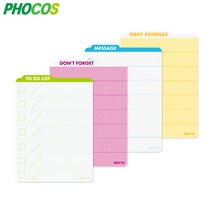 포코스 나노패드NPM /화이트패드/메모보드/메모패드/노트패드/냉장고보드, NPM03 메시지