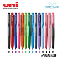 유니볼 시그노 노크식 RT1 UMN-155-28 (0.28mm) 볼펜, 레드, 1개