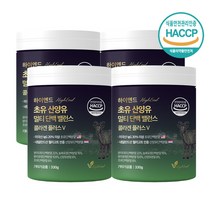 하이엔드 초유 산양유 멀티 단백질 콜라겐 플러스 분리유청 가수분해 동 식물성 맞춤 밸런스 고함량, 4개, 330g