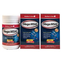 MSM 분말 가루 식이유황 파우더 750mg 180정 뉴질랜드 마더스케어 2개