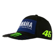 VR46 캡 Yamaha Monster 46 20, One Size Black
