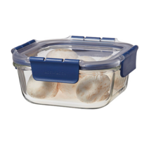 락앤락 탑클라스 내열유리 밀폐용기 냉장고/냉동실정리 계란찜/반찬통/밥보관/이유식 소분.수납.정리 오븐/에어프라이어/전자레인지/렌지 글라스 그릇, 정사각 750ml, 1개