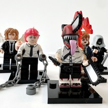 체인소맨 미니피규어 미피 레고호환블럭 미니블럭 장난감 애니메이션, 체인소맨 1번 세트 (1~9번)