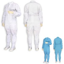 통풍 쾌적 편안한 반도체 LCD 크린룸 방진복 작업복 크린룸작업복 제전복 정전기방지, 4XL, Dark blue