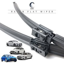 레이븐 벤츠 뉴 A B C E CLA CLS 클래스 AMG GT 플랫 와이퍼 운전석+조수석 세트 W176 W177 W205 W206 W213 C117 C118 C257, 전면 와이퍼세트, 뉴 C클래스 (W205:15년~22년3월)