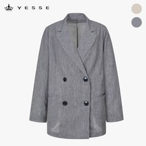 예쎄 더블버튼 린넨 자켓 YU07JK04M