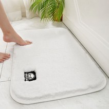 논슬립 두터운 두꺼운 호텔 고급스러운 바닥 발 매트 회색 털 에어패드, 화이트