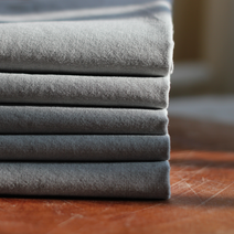 먼지없는 친환경 광목수건 (크림 그레이)