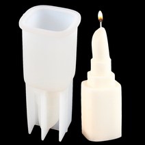 양초 금형 diy 크리스탈 에폭시 수지 립스틱 꽃 다이아몬드 향기로운 테이블 거울 실리콘, 한개옵션1, 03 60-872