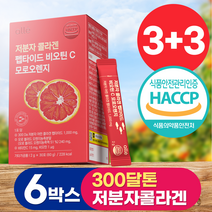저분자 콜라겐 펩타이드 비오틴 식약청인증 HACCP 알레, 30포, 60g, 6박스