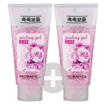 프로랑스 촉촉보들 필링젤 로즈 300mlx2개 노폐물 각질제거