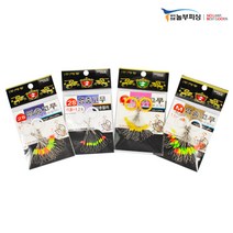 해동 찌멈춤고무 4종 찌 스토퍼 멈춤고무, 이중칼라멈춤고무/M 1.5호-2.5호