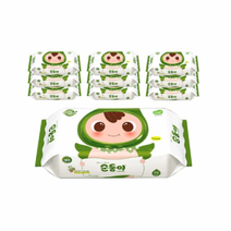 순둥이 로하스 유아물티슈 캡형, 10팩, 2개
