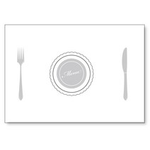 어울림 테이블셋팅지, B4(360*250mm), 흑백