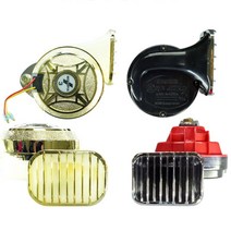 빵빵한 전자혼 크락션 110db SUV 경음기 교체 화물차 화물, 24V, 1개