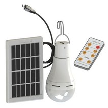 ed 차량용 간판 전광판 후크 LED 전구 접이식 태양 야외 조명 방수 비상 원격 제어 램프 캠핑 정원, 한개옵션1, 04 7w remote control