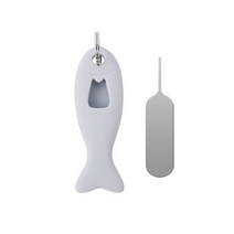 2pcs SIM Card Ejection Pin Anti-lost Eject Tray Open Needle For iPhone samsung호환호환 XIAOMI호환호환호환 SIMC, [06] 1 Grey