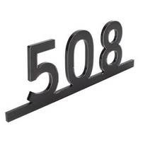 SOCEAN 블랙 숫자판 오피스텔 다가구 집 주소 호수 문패 1P 방 번호 표시 아파트 룸 호실 표시 오피스텔 넘버 아크릴 숫자 표지 사무실 안내판 번호판 사무실 대문 현관 우체통 우편함 인테리어, 408