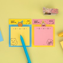 카카오프렌즈 2022 KF 해피모먼트 정사각 점착메모지, 라이언