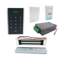 대문번호키 자동문 유리문 전자 도어락 DIY 키패드 125khz RFID 도어 액세스 제어 시스템 전기 자기 잠금 컨트롤러, Kit01