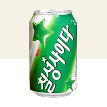 롯데 칠성 뚱캔 사이다 캔 업소용 사이다 355ml 24캔, 24개
