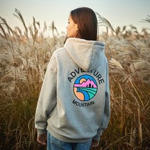 플루크 서클 마운틴 후드 티셔츠 FHT2030-Z / 4color W