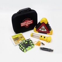 2차사고예방 차량안전키트 경광봉 삼각대 차량 사고, 차량안전키트 SET(차량용망치포함)