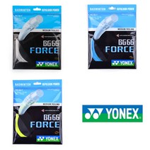 요넥스 배드민턴 스트링 거트 BG66F 포스, BG-66 FORCE YL 옐로우(004)