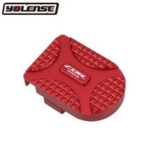 캘리퍼커버 오토바이 액세서리 CNC 브레이크 페달 미끄럼 방지 후면 패드 혼다 CBR650R CBR, 03 Red-CBR650R