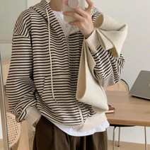 라리리 긴팔 코코 단가라 후드집업 겨울코디